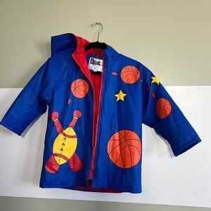 Driplets by Wippette Kids Boys Rain Jacket Size 5/6